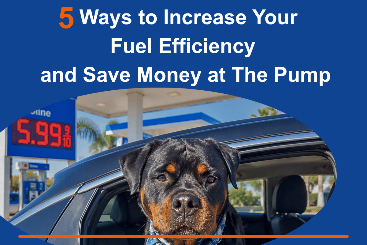 5 Ways To Increase Your  Fuel Efficiency And Save Money At The Pump