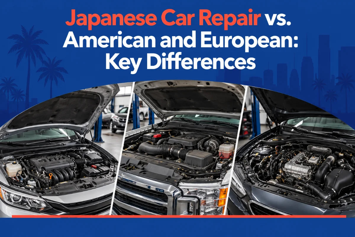 Japanese Car Repair vs. American and European: Key Differences