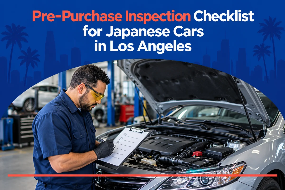 Pre-Purchase Inspection Checklist for Japanese Cars in Los Angeles
